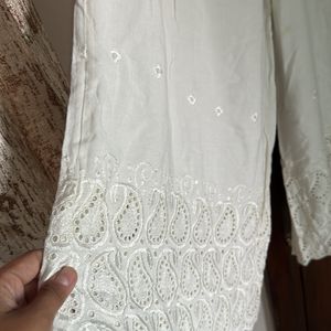 White Chinkari Palazzo