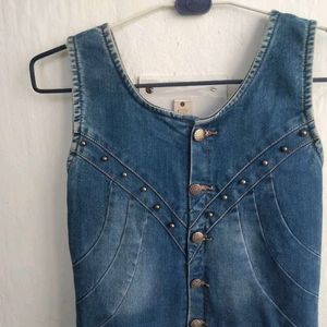 Denim Bodycorn Dress