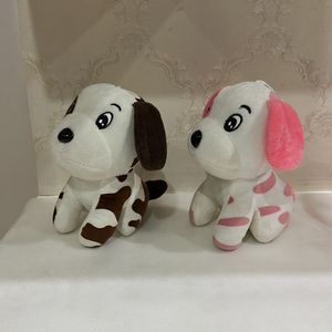 Set Of Two Soft Puppies