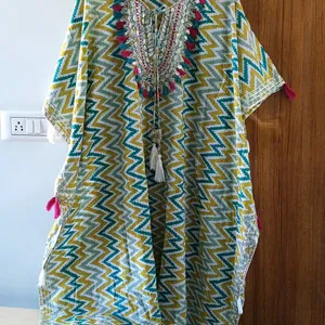 Gotta Patti Kaftan Kurta And Pant Set