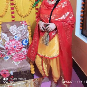 Haldi Dress Mom N Doughter Combo