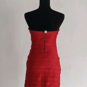 Y2k Cherry Red Cocktail Dress