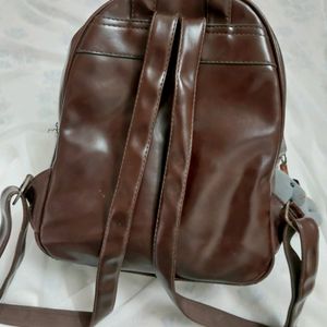 Coffee Brown Backpack