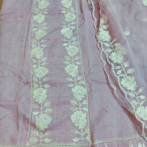 Dress Material In Chanderi Silk