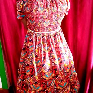 Multicolour Midi / Frock