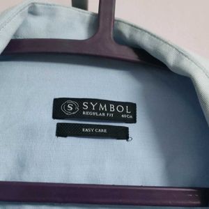 Symbol Mems Sky Blue Formal Shirt