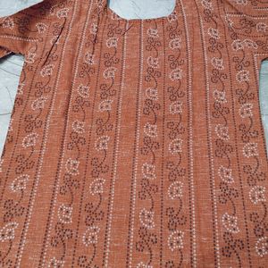 Bandhani Print Kurti ❤️🤎