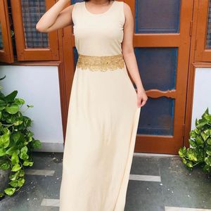 Beige Ethinic Gown