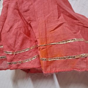 Embroidered Cotton Anarkali