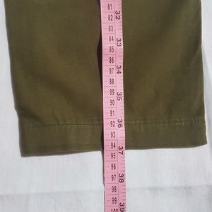 Olive Green Pant From Vanhusen