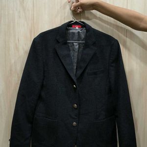 Formal and Partywear Black Wool Blazer