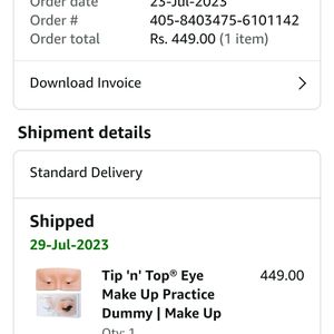 Tip 'n' Top® Eye Make Up Practice Dummy Board