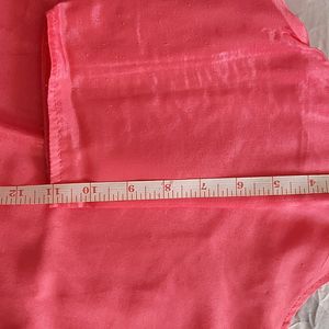 Pink Shiny Cotton Stright Kurta