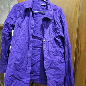 Purple formal shirt