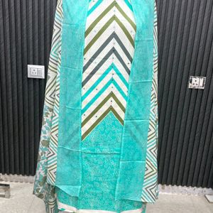 Women Unstitched Kurta Set