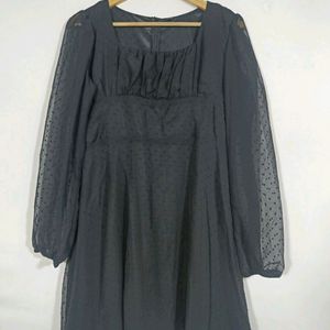 Black Net Dress