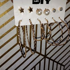 Light Weight Rose Gold Plated Earrings By Mr.DIY