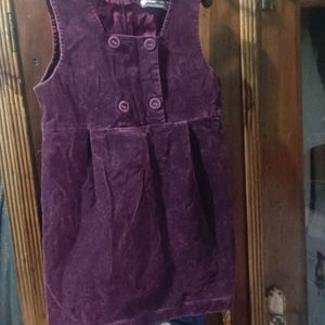 Valvet Dress Under 4 To 6 Years