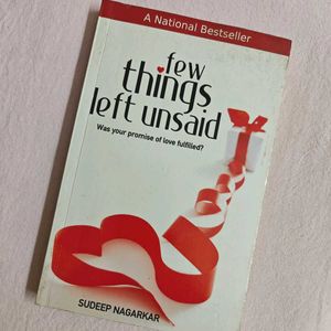 Few Things Left Unsaid Book