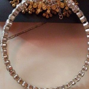 Jwellery Set With Silver Necklace Free