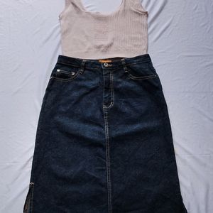 Denim Skirt