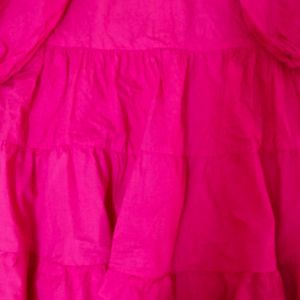 Casual Wear Pink Dress For Outings