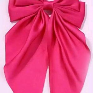 Pink Bow Clip