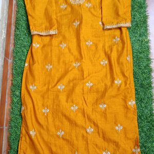 Beautiful Chanderi Silk Kurti