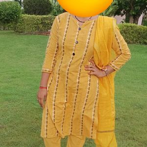 Khadi Cotton Kurti With Pant