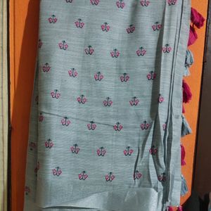 Pure Linen Saree