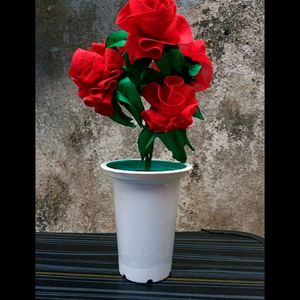 🌹 artificial flower pot