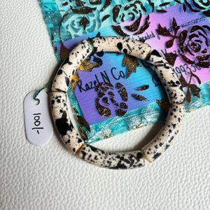 Bracelet | Spray Painted Tube Beads