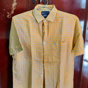 Mustard Checks Shirt