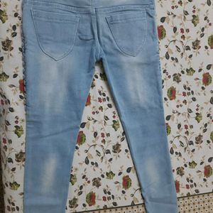 Blue Denim Jean's For  Women