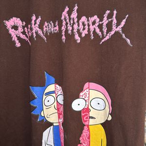 Thrift Rick And Morty Oversized T-Shirt