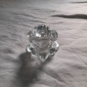 Feng Shui Crystal Glass Money Frog 🐸 Home Decor