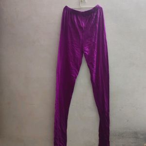 Purple/Magenta Ethnic Wear Legging