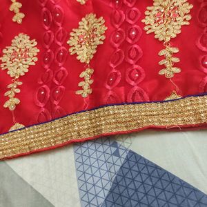 Red ♥️ & Golden Party Wear Lehenga