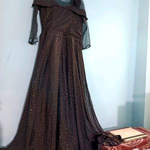 Black Sequence Gown