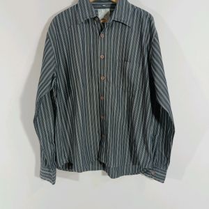 Grey Strips Casual Shirt (Men)