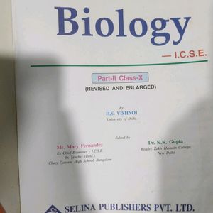 ICSE concise BIOLOGY