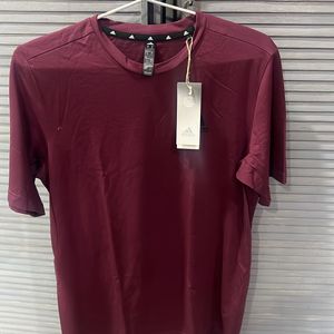 Adidas T Shirt, Regular Fit, Small Size