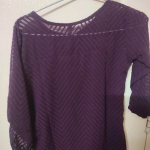 Synthetic Net Top With Tag Brand New