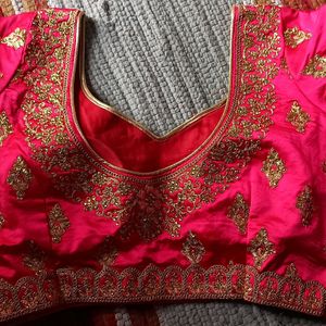 Bridal Lehanga With Blouse And Net Dupatta