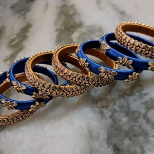 Handcrafted  Kundan stone Bangles From subhapradam