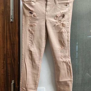 Rugged Peach Jeans