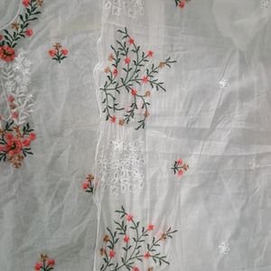 unstitched cotton suits With Dupatta