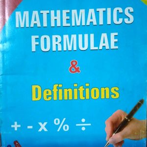 Ncert Based Maths Formulla Book