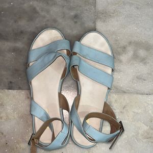 Mast & harbour Blue Flatform Heels