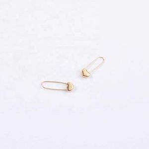 Gold Heart Earrings